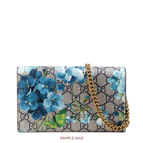 gucci blooms wallet on chain|gucci wallet with chain strap.